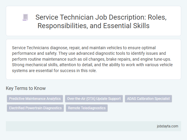 Service Technician Job Description: Roles, Responsibilities, and Essential Skills