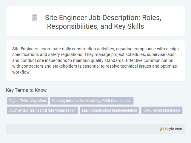 Site Engineer Job Description: Roles, Responsibilities, and Key Skills