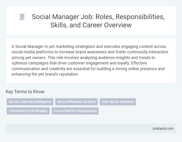 Social Manager Job: Roles, Responsibilities, Skills, and Career Overview