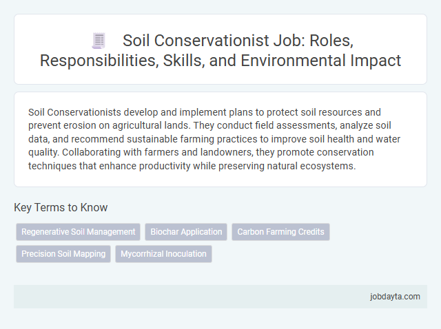 Soil Conservationist Job: Roles, Responsibilities, Skills, and Environmental Impact