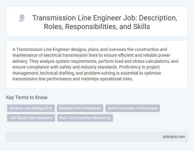 Transmission Line Engineer Job: Description, Roles, Responsibilities, and Skills