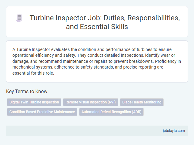 Turbine Inspector Job: Duties, Responsibilities, and Essential Skills