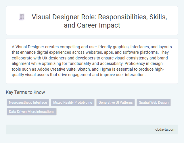Visual Designer Role: Responsibilities, Skills, and Career Impact