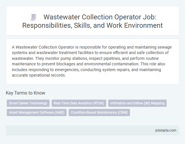 Wastewater Collection Operator Job: Responsibilities, Skills, and Work Environment