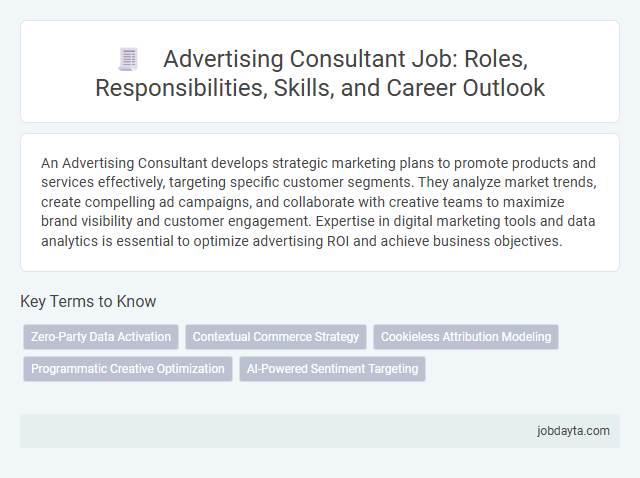 Advertising Consultant Job: Roles, Responsibilities, Skills, and Career Outlook
