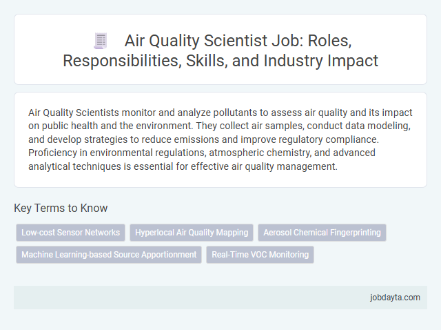 Air Quality Scientist Job: Roles, Responsibilities, Skills, and Industry Impact