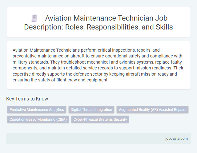 Aviation Maintenance Technician Job Description: Roles, Responsibilities, and Skills