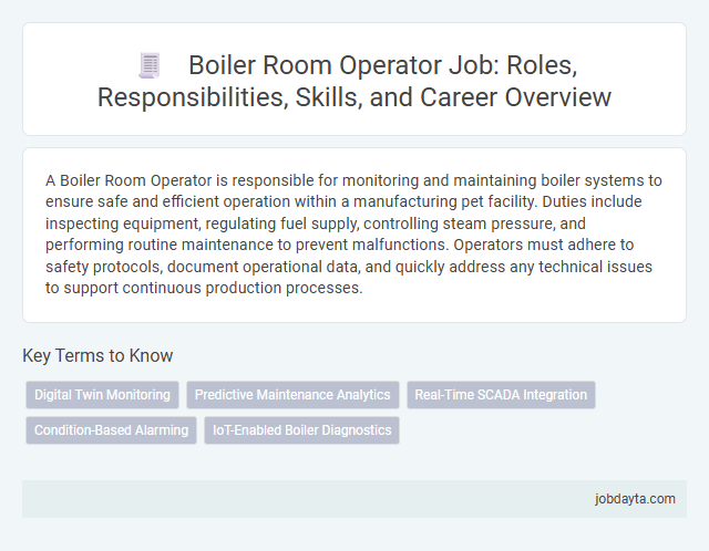 Boiler Room Operator Job: Roles, Responsibilities, Skills, and Career Overview