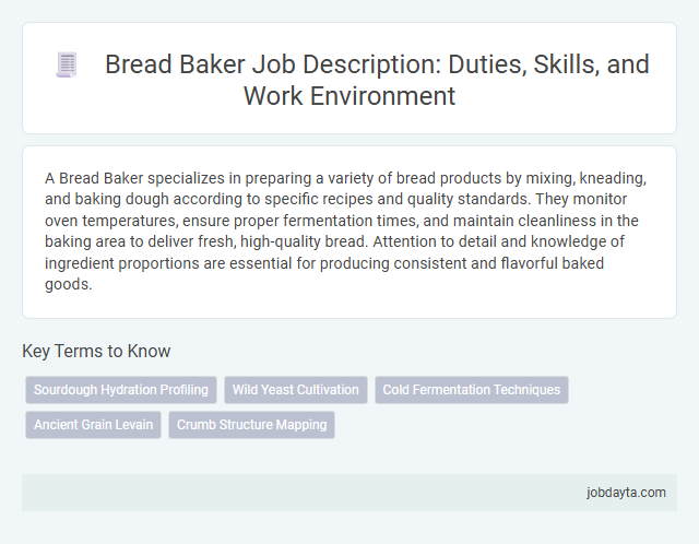Bread Baker Job Description: Duties, Skills, and Work Environment