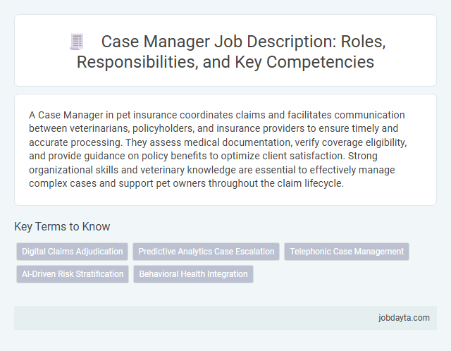 Case Manager Job Description: Roles, Responsibilities, and Key Competencies