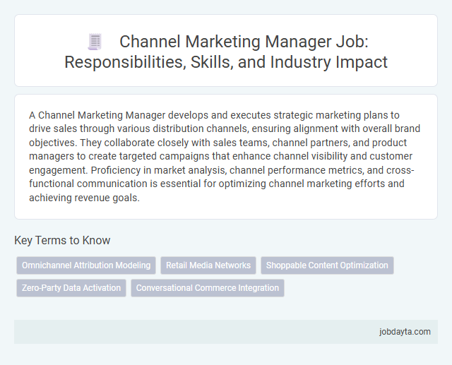 Channel Marketing Manager Job: Responsibilities, Skills, and Industry Impact