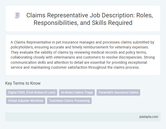 Claims Representative Job Description: Roles, Responsibilities, and Skills Required