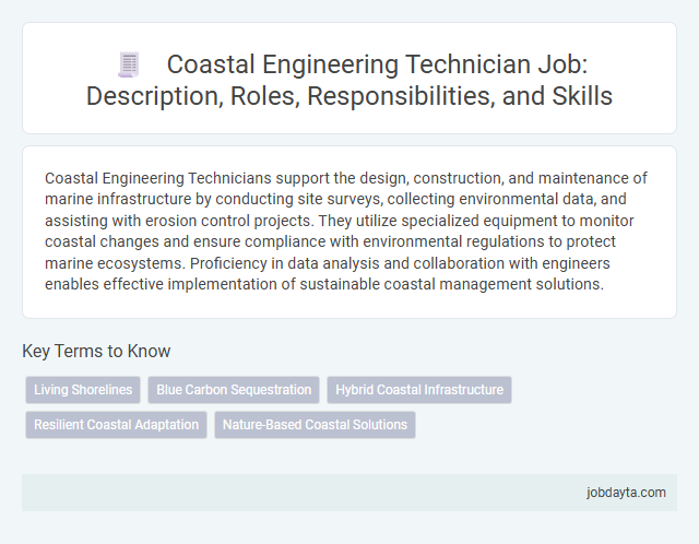 Coastal Engineering Technician Job: Description, Roles, Responsibilities, and Skills