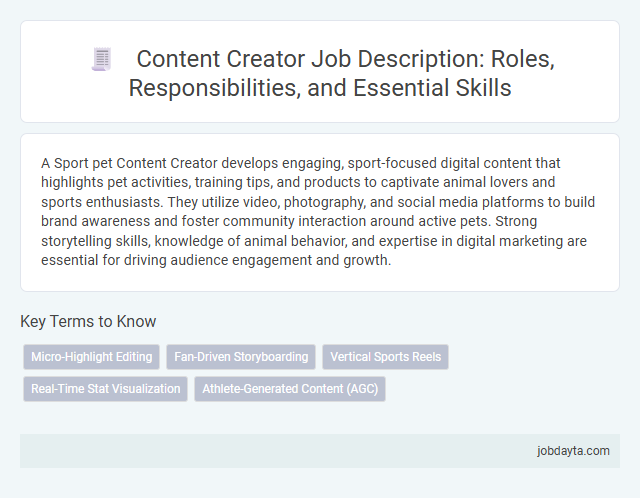 Content Creator Job Description: Roles, Responsibilities, and Essential Skills