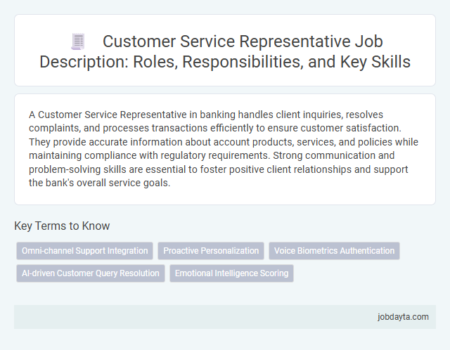 Customer Service Representative Job Description: Roles, Responsibilities, and Key Skills