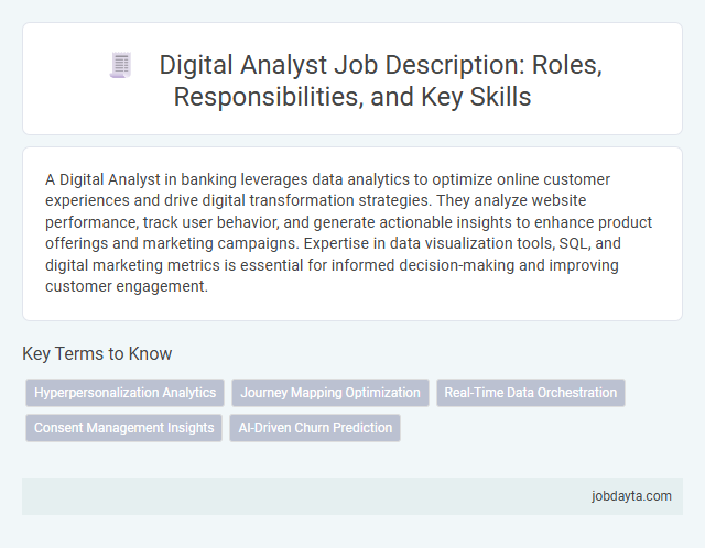Digital Analyst Job Description: Roles, Responsibilities, and Key Skills
