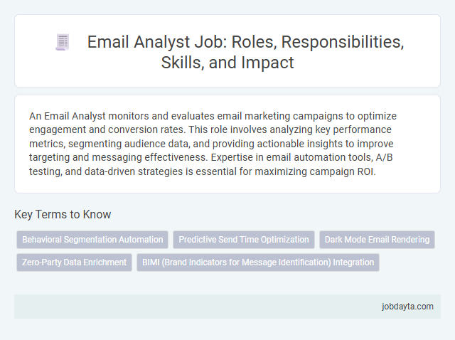 Email Analyst Job: Roles, Responsibilities, Skills, and Impact