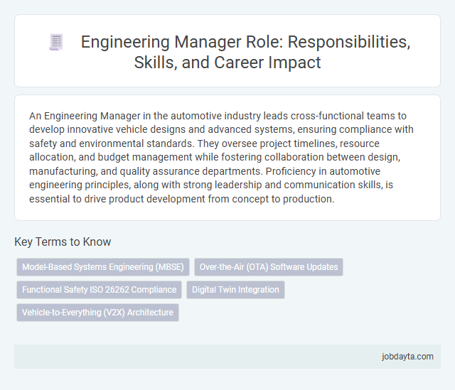 Engineering Manager Role: Responsibilities, Skills, and Career Impact