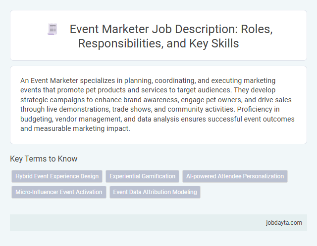 Event Marketer Job Description: Roles, Responsibilities, and Key Skills