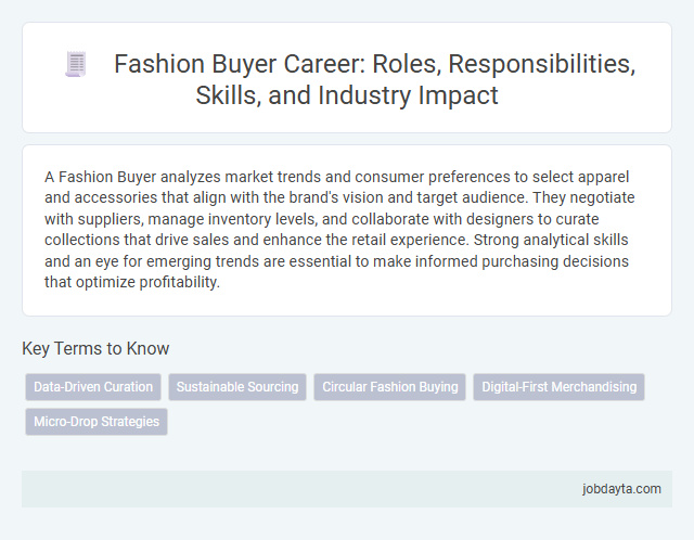 Fashion Buyer Career: Roles, Responsibilities, Skills, and Industry Impact