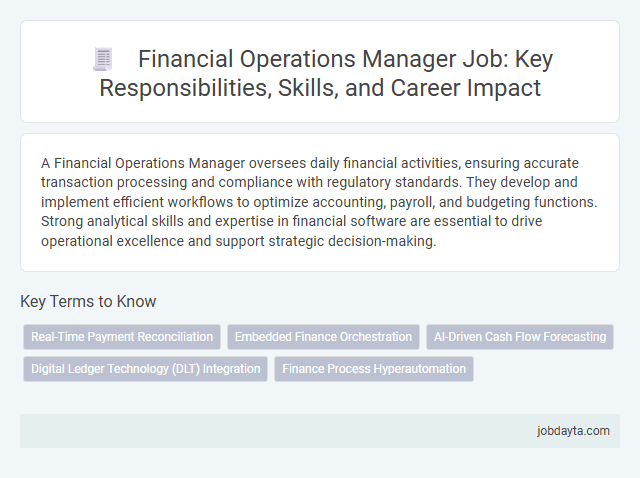 Financial Operations Manager Job: Key Responsibilities, Skills, and Career Impact