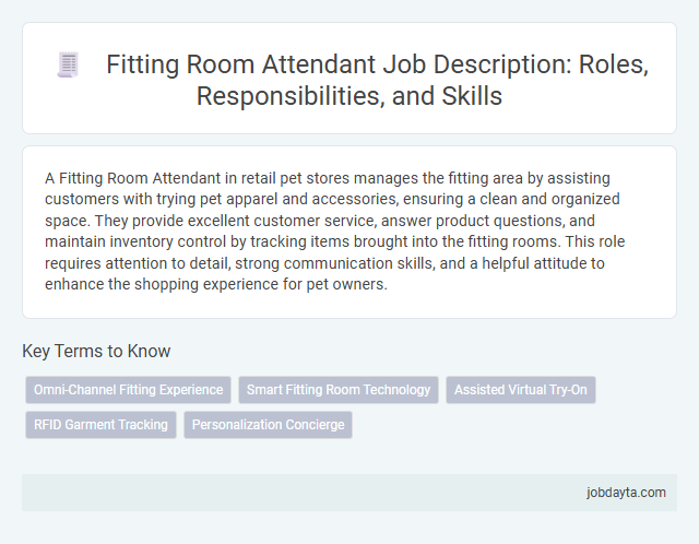 Fitting Room Attendant Job Description: Roles, Responsibilities, and Skills