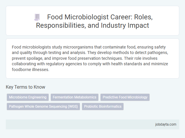 Food Microbiologist Career: Roles, Responsibilities, and Industry Impact