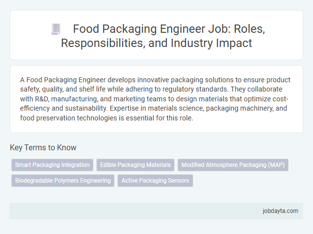 Food Packaging Engineer Job: Roles, Responsibilities, and Industry Impact