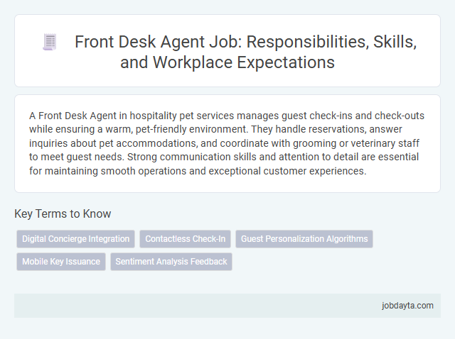 Front Desk Agent Job: Responsibilities, Skills, and Workplace Expectations