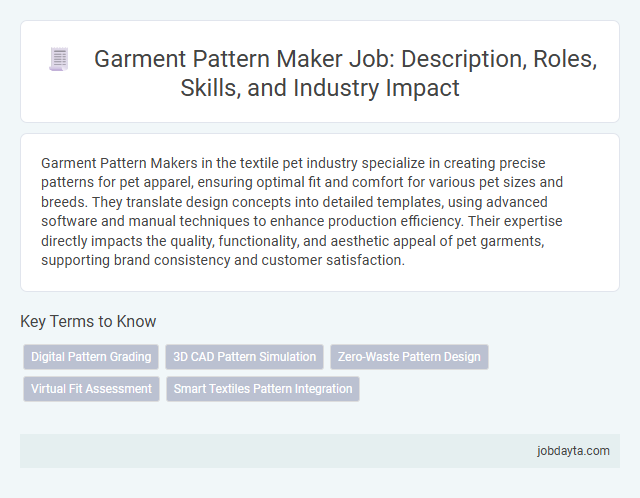 Garment Pattern Maker Job: Description, Roles, Skills, and Industry Impact