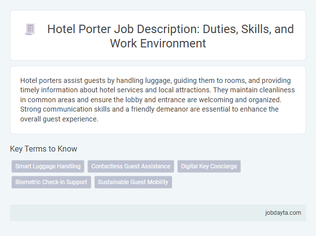 Hotel Porter Job Description: Duties, Skills, and Work Environment