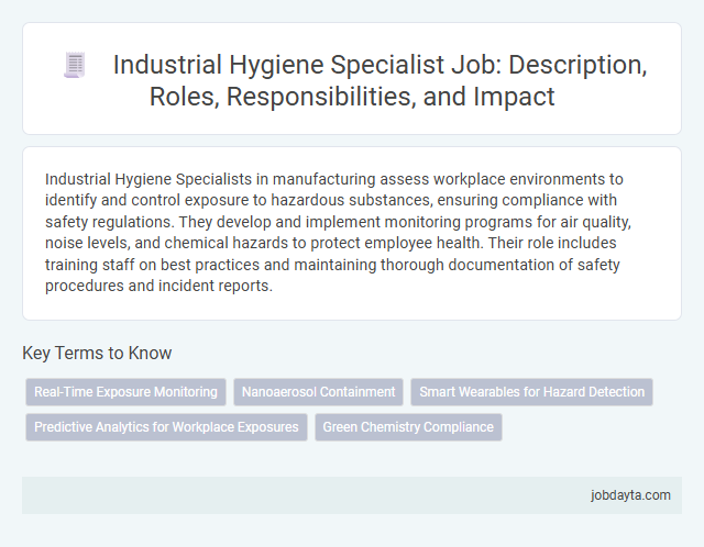 Industrial Hygiene Specialist Job: Description, Roles, Responsibilities, and Impact