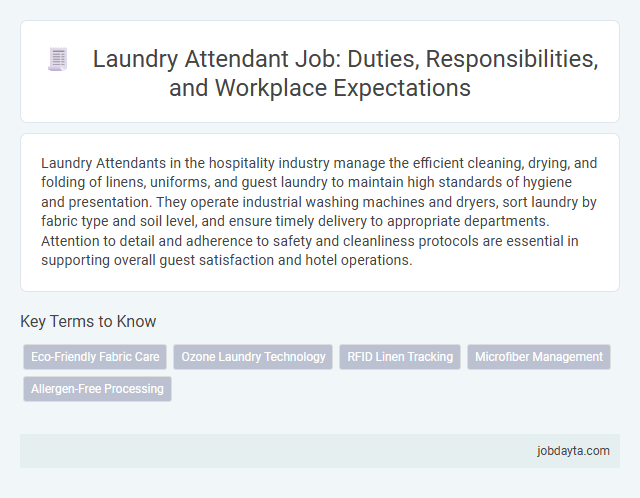 Laundry Attendant Job: Duties, Responsibilities, and Workplace Expectations