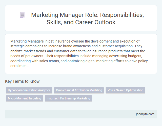 Marketing Manager Role: Responsibilities, Skills, and Career Outlook