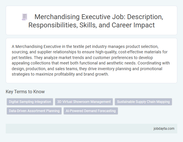 Merchandising Executive Job: Description, Responsibilities, Skills, and Career Impact