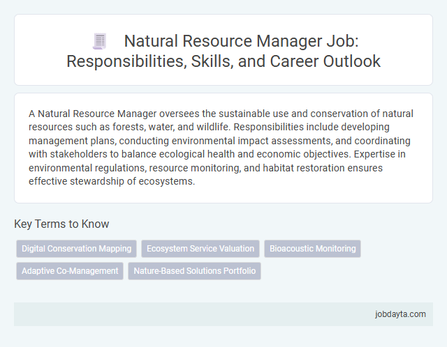 Natural Resource Manager Job: Responsibilities, Skills, and Career Outlook