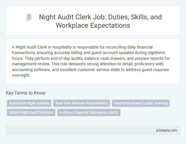 Night Audit Clerk Job: Duties, Skills, and Workplace Expectations