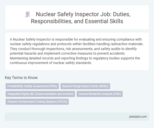 Nuclear Safety Inspector Job: Duties, Responsibilities, and Essential Skills