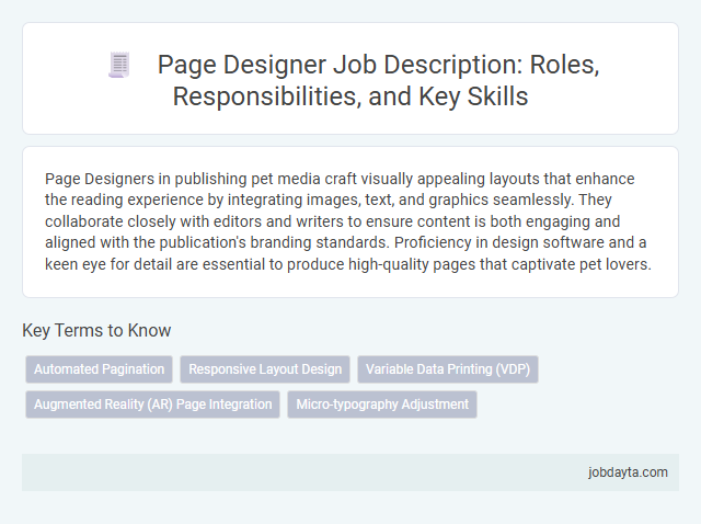 Page Designer Job Description: Roles, Responsibilities, and Key Skills