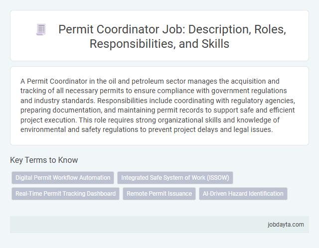 Permit Coordinator Job: Description, Roles, Responsibilities, and Skills