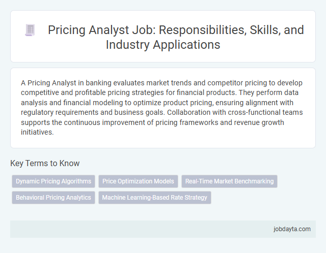 Pricing Analyst Job: Responsibilities, Skills, and Industry Applications