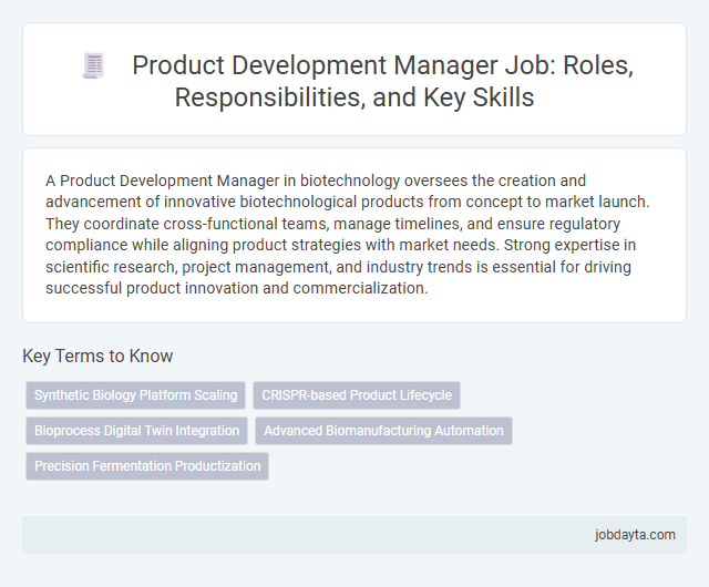 Product Development Manager Job: Roles, Responsibilities, and Key Skills