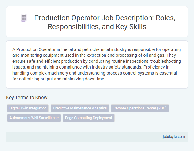 Production Operator Job Description: Roles, Responsibilities, and Key Skills
