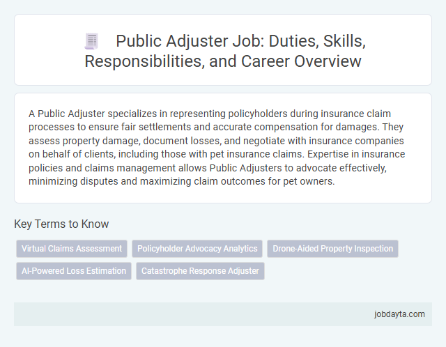 Public Adjuster Job: Duties, Skills, Responsibilities, and Career Overview
