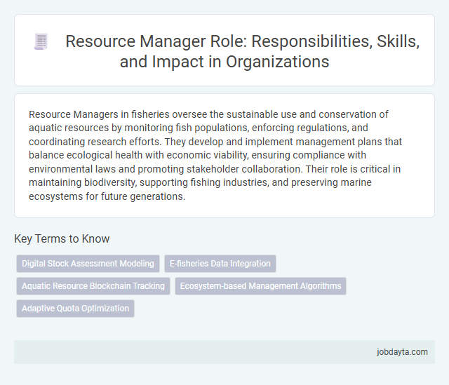 Resource Manager Role: Responsibilities, Skills, and Impact in Organizations