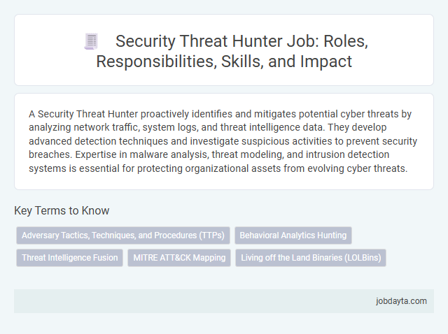 Security Threat Hunter Job: Roles, Responsibilities, Skills, and Impact