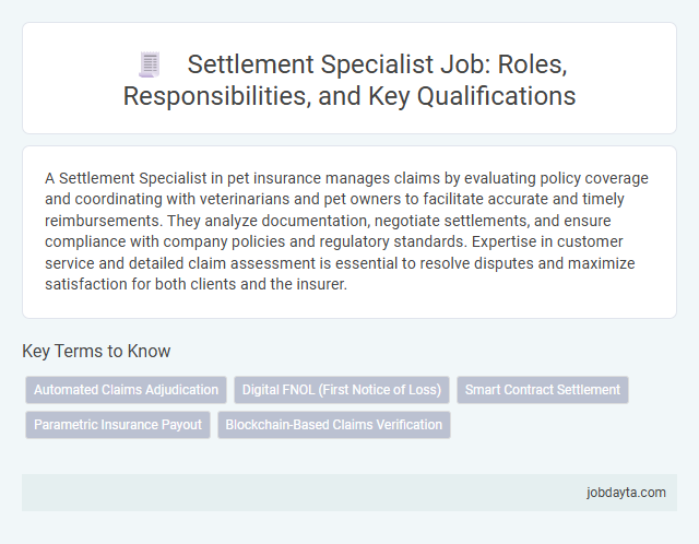 Settlement Specialist Job: Roles, Responsibilities, and Key Qualifications