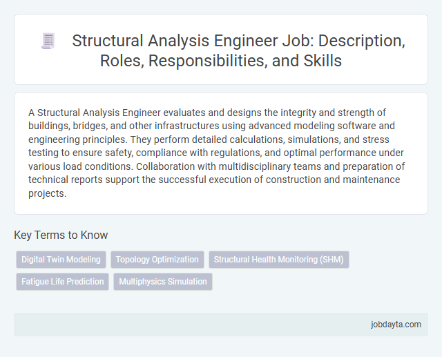 Structural Analysis Engineer Job: Description, Roles, Responsibilities, and Skills