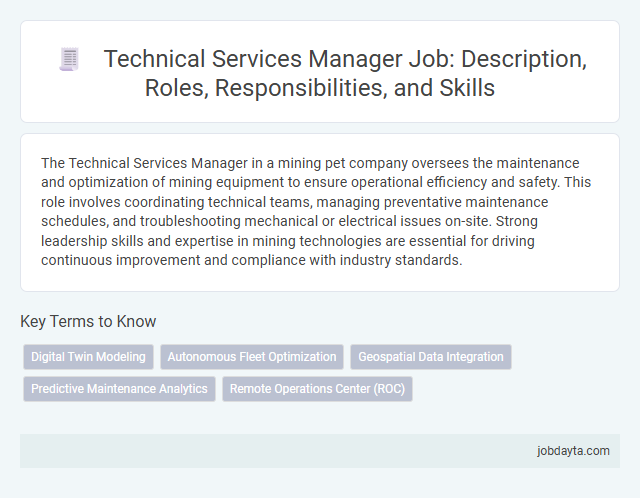 Technical Services Manager Job: Description, Roles, Responsibilities, and Skills