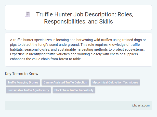 Truffle Hunter Job Description: Roles, Responsibilities, and Skills